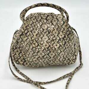 HOBO Crossbody Bag in Snake Print